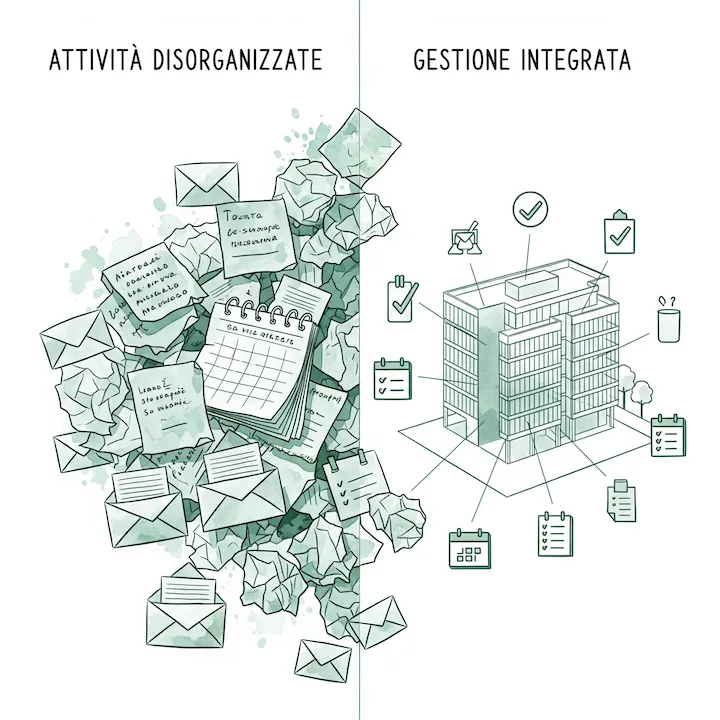 Attività disorganizzate e gestione integrata a confronto